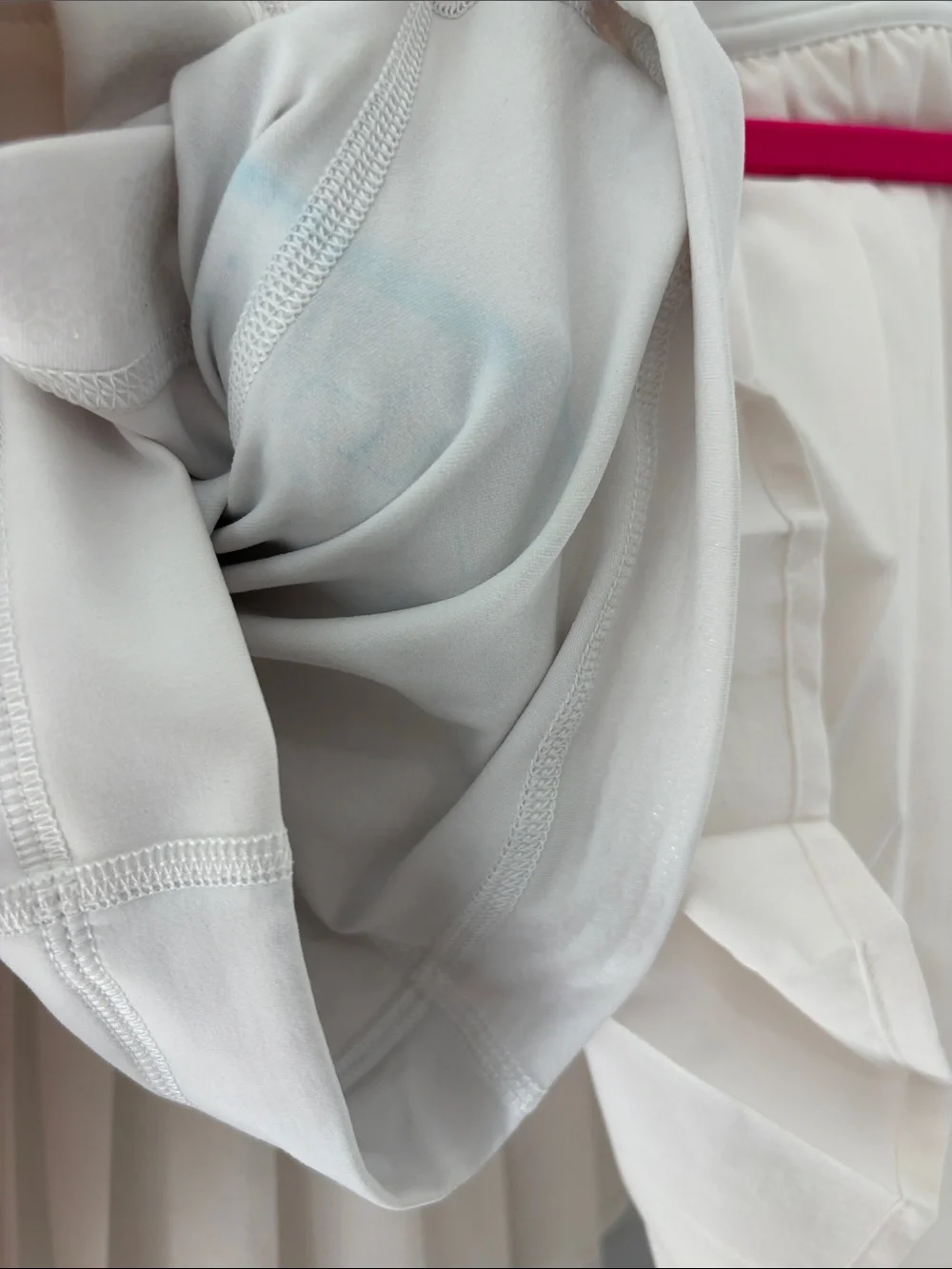 lululemon athletica Pleated Mini Skirt in Ivory/Cream